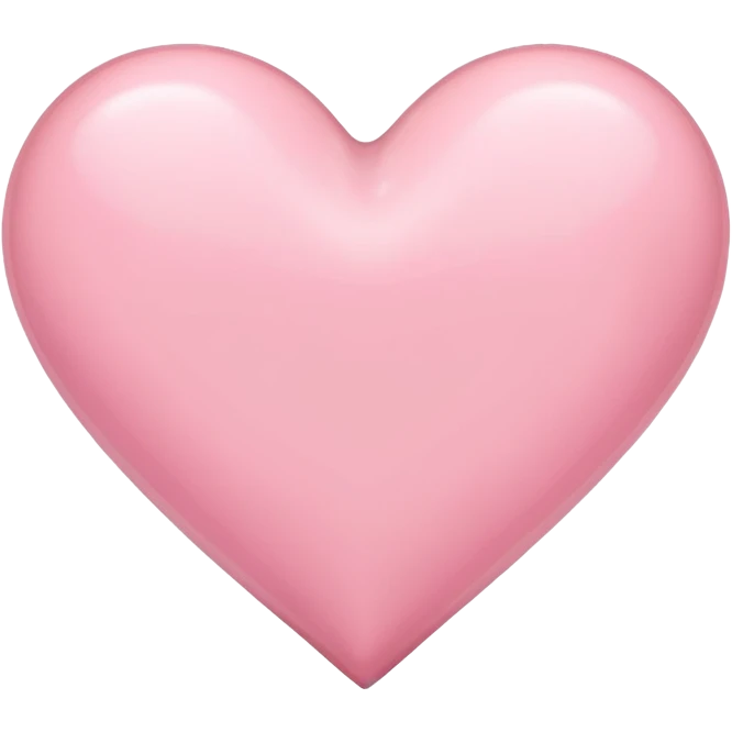 light pink heart emoji