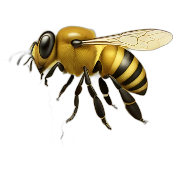Honeybee on honeycomb emoji