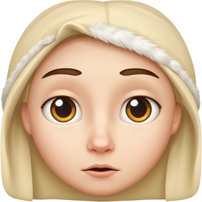 Lappland arknighits character peeking emoji