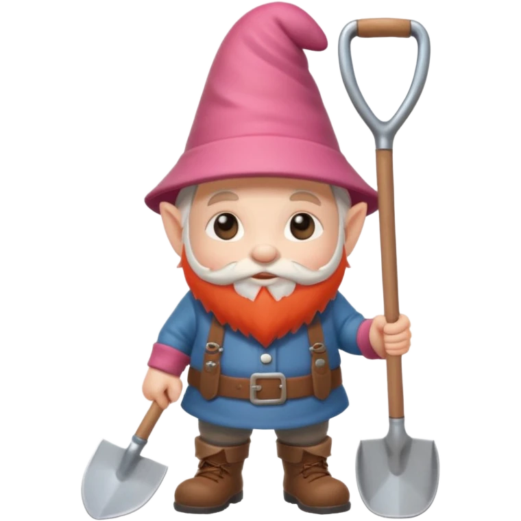 gnome with shovel emoji