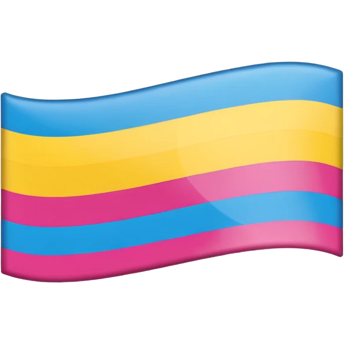 Pansexual flag emoji