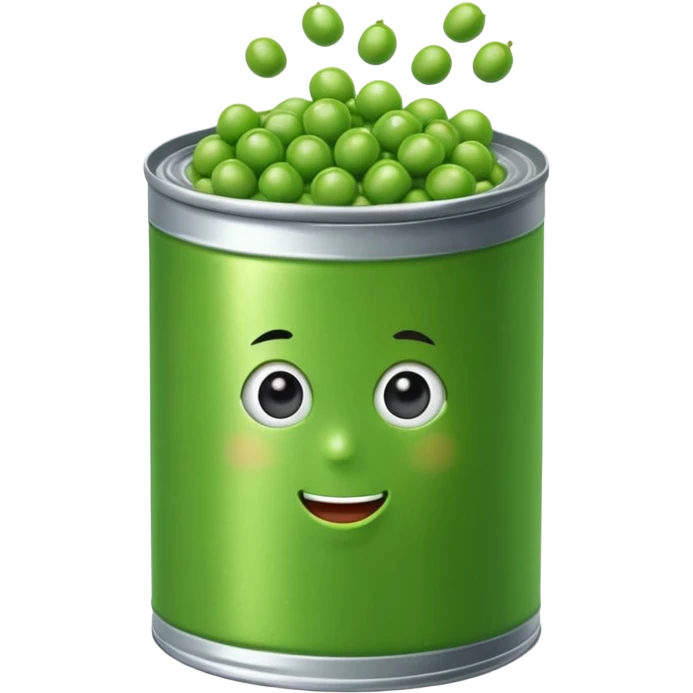 green peas can emoji