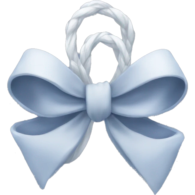 winter aesthetic bow emoji