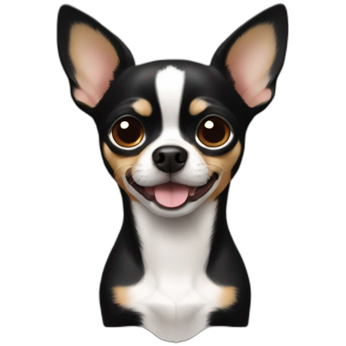 Chihuahua black emoji
