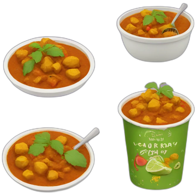 vegan curry emoji