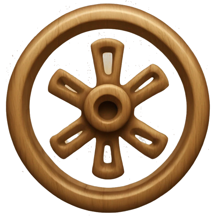  wooden square wheels emoji