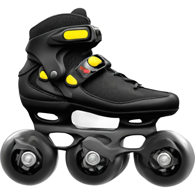 a black rollerblade inline skate, the model called "TWISTER XT" emoji