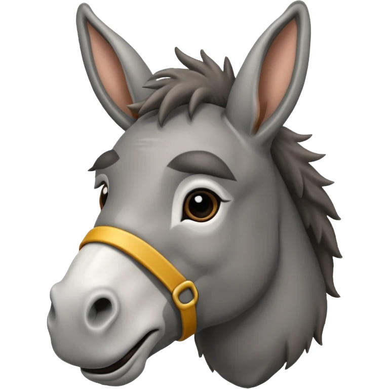 Big nose donkey emoji