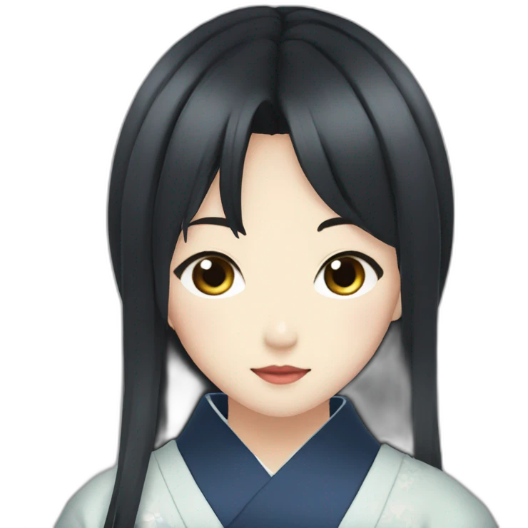 kaguyahime-black-hair emoji