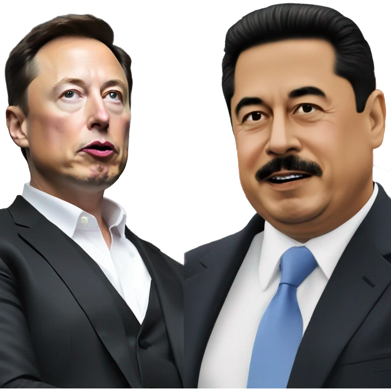 elon musk vs maduro emoji