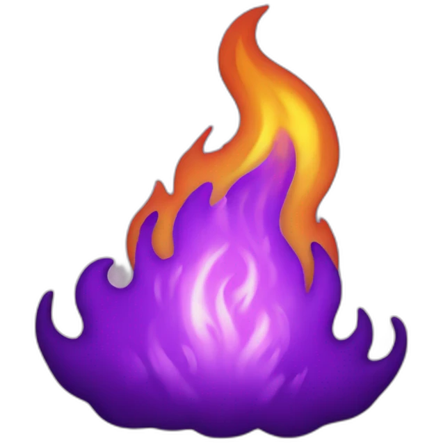 purple fire emoji