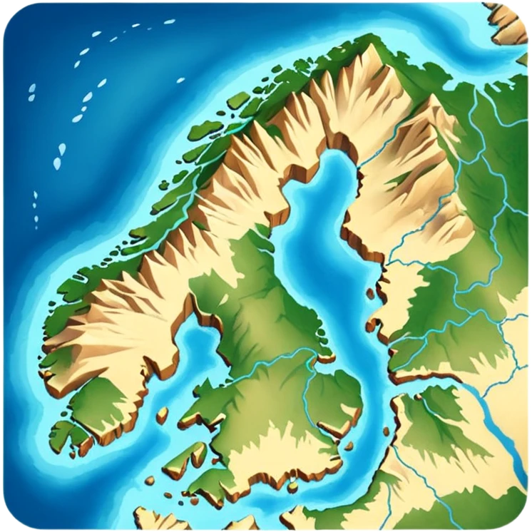 norway map emoji