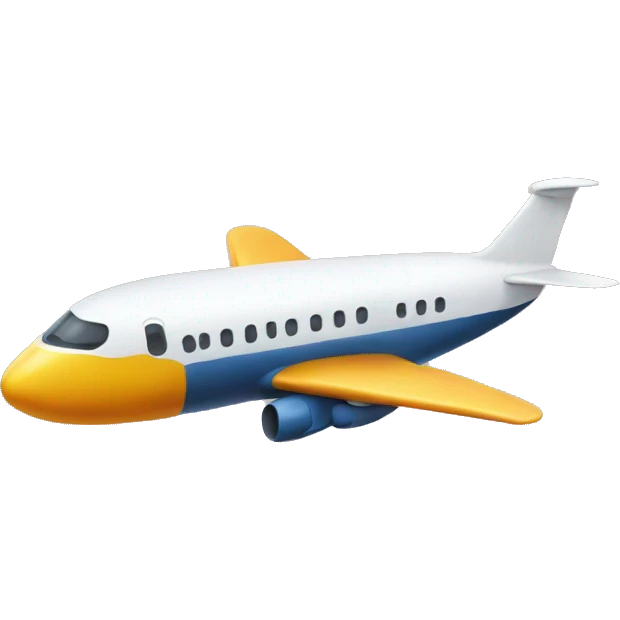 plane with tophat emoji