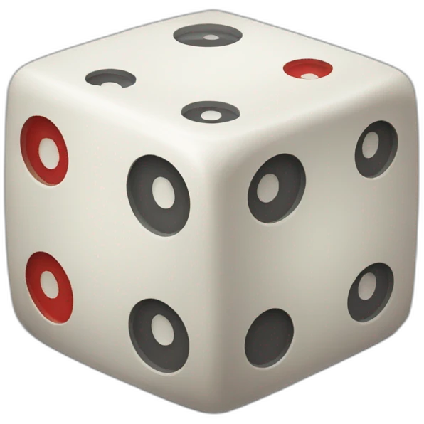 dice like brain emoji