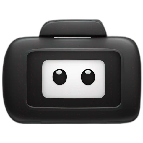 Black cellphone icon emoji