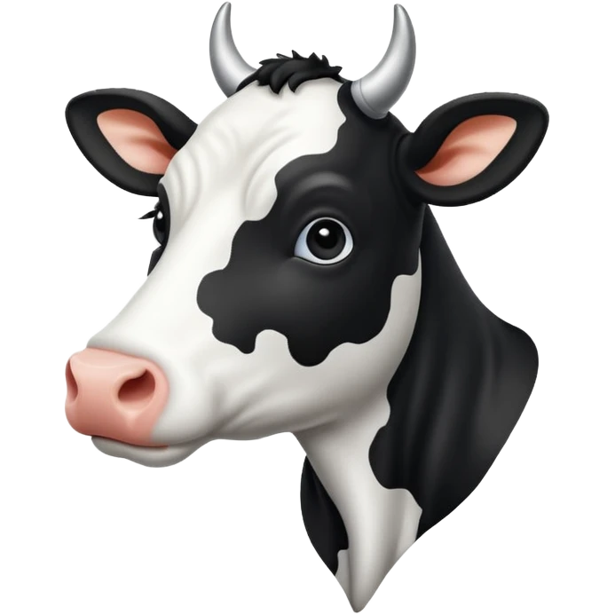 a cow thats shaped like a star emoji
