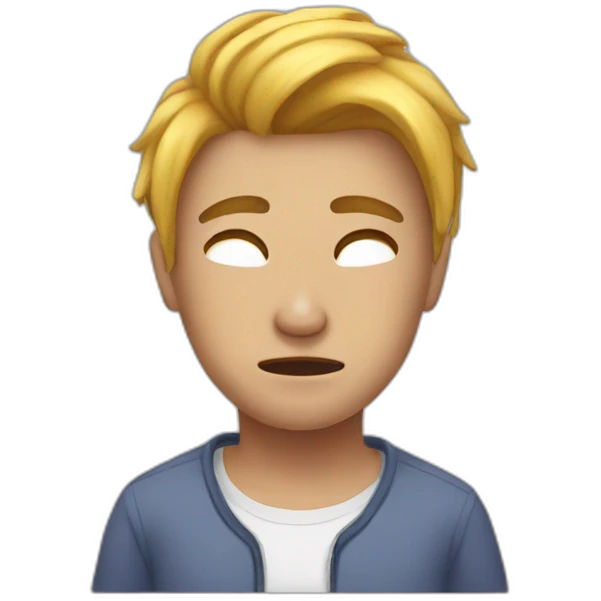 I have a headache at home emoji