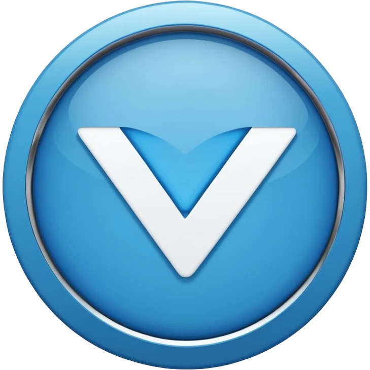 Small blue verified badge that are used in social media  emoji