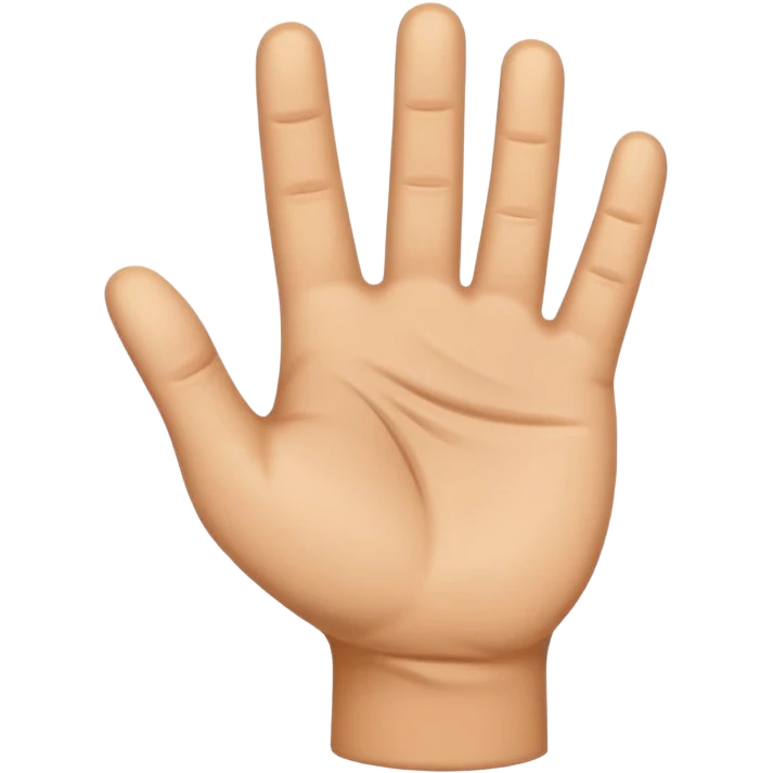 I need the palm down emoji for left hand emoji