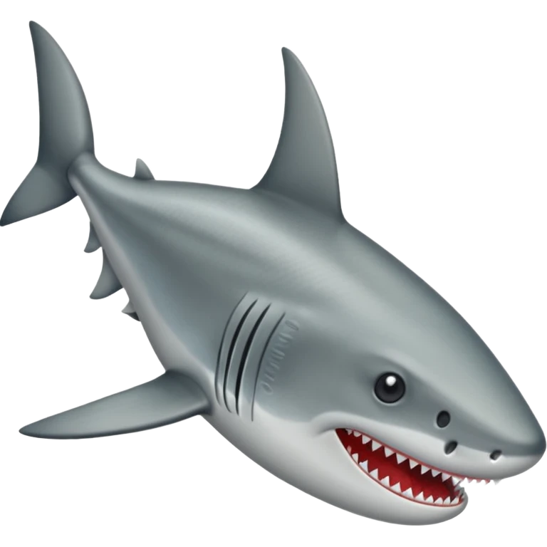 Tiburón con zapatos emoji