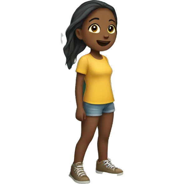girl on a cliff emoji