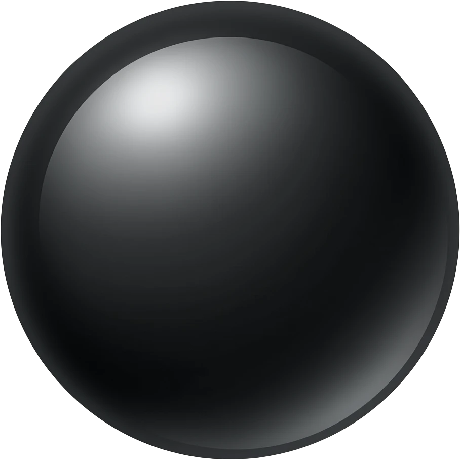 magic ebony orb - circular icon copy/paste emoji