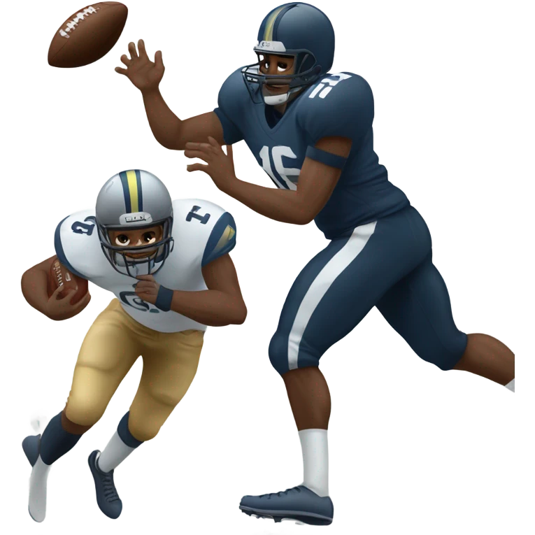 Sacking the quarterback  emoji