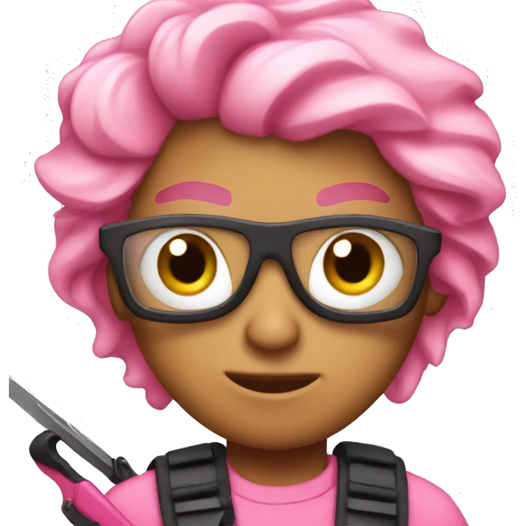 Pink snipper emoji