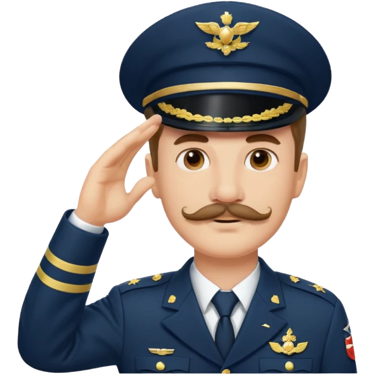 A MAN WITH MUSTACHE HEIL emoji