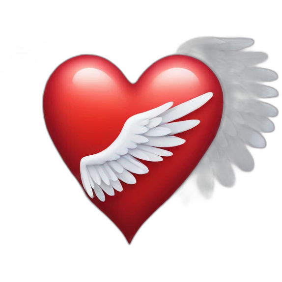 wing heart emoji