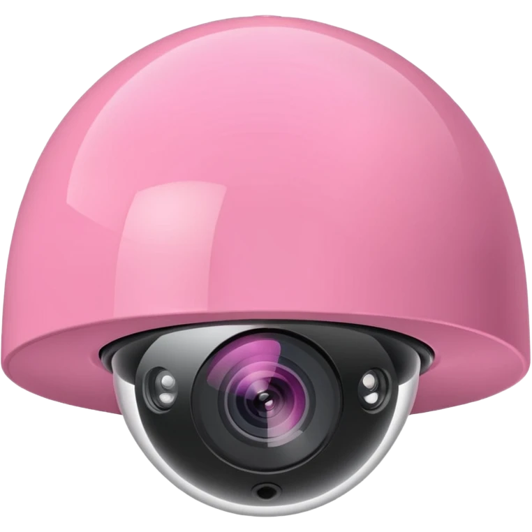 Security Camera pink  emoji