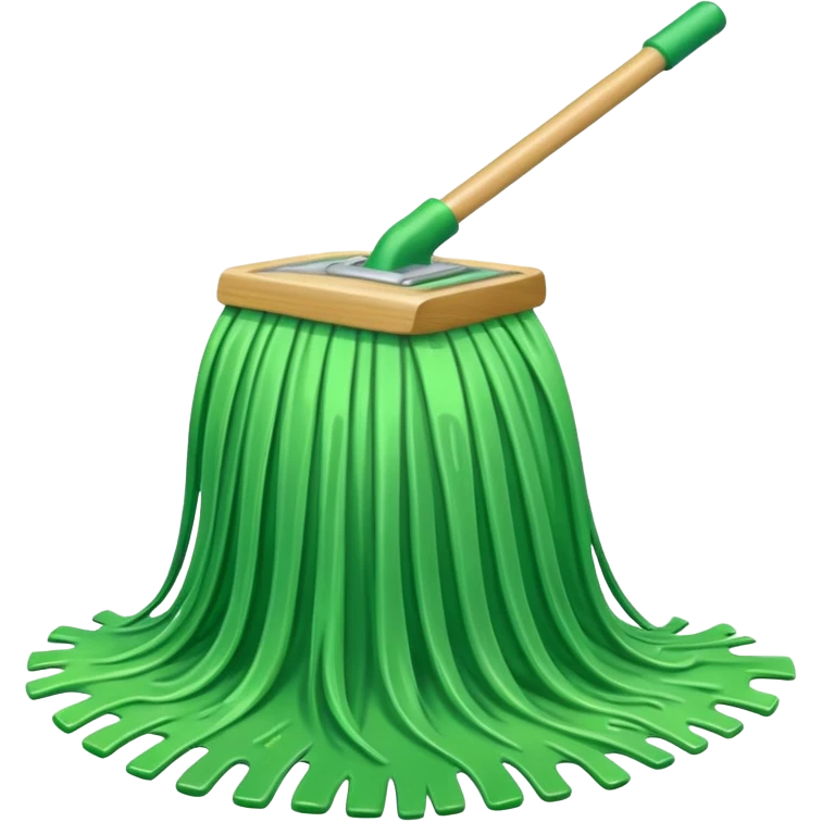 green mop emoji