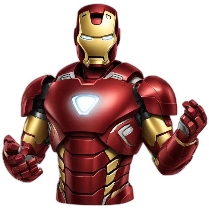 iron man qui fait a manger emoji