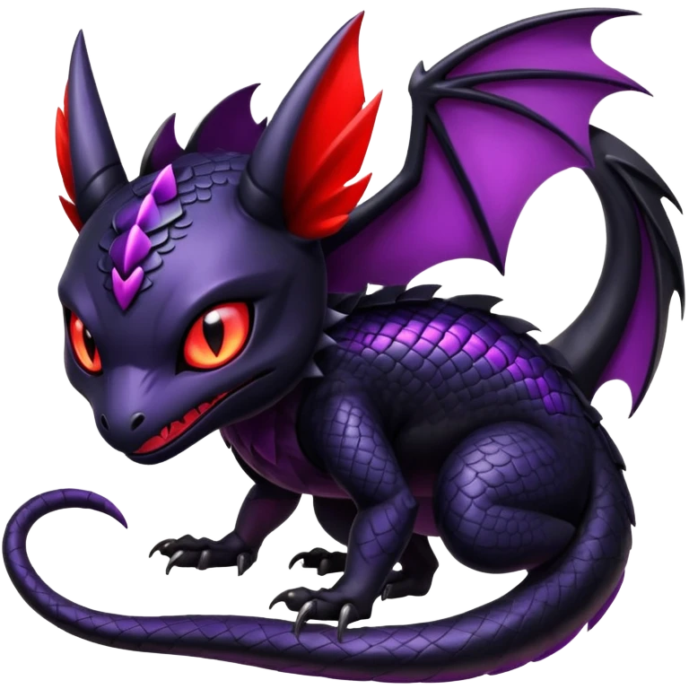 Shiny Epic Badass Gothic Noibat-Salandit-Litten-Hybrid emoji