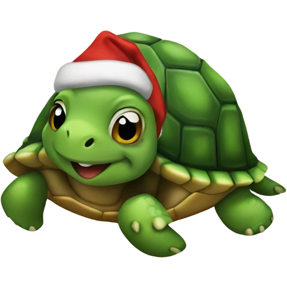 Christmas turtle  emoji
