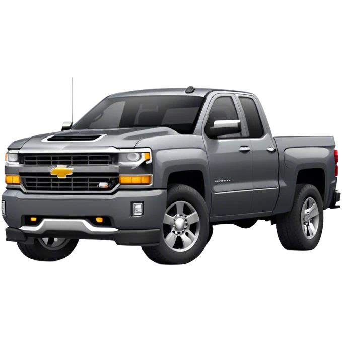 2025 Chevy Silverado dark grey emoji