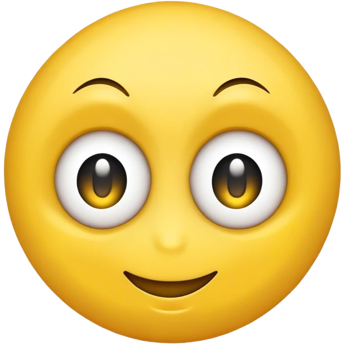 Smiley emoji with massive eyes emoji