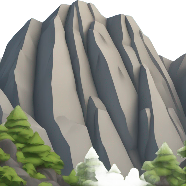 a mountain emoji