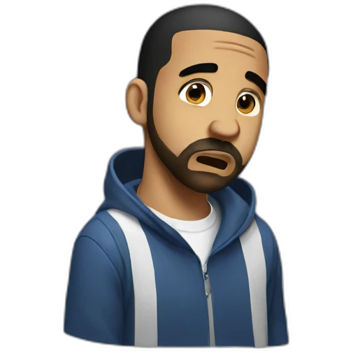 crying drake emoji
