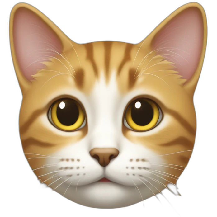 Un chat emoji