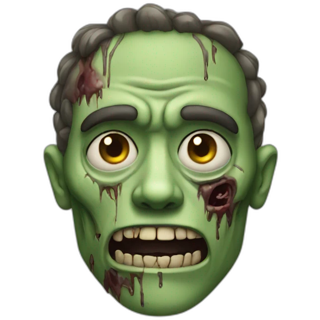 Zombie human emoji