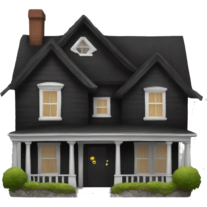 black house dirty emoji