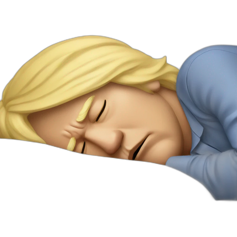 trump sleeping emoji