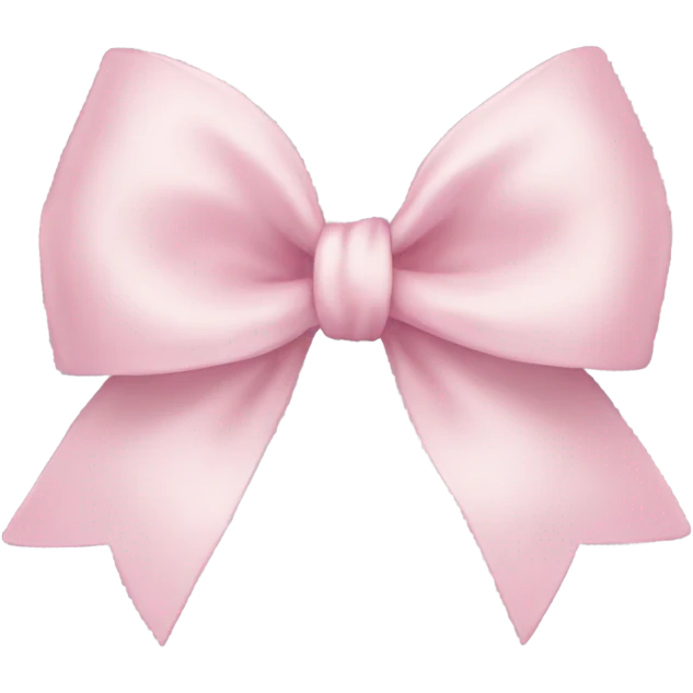 Light pink bow emoji
