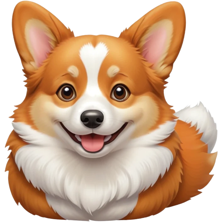 Funny corgi emoji
