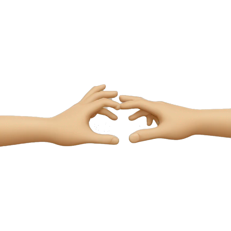 creation of adam hands emoji