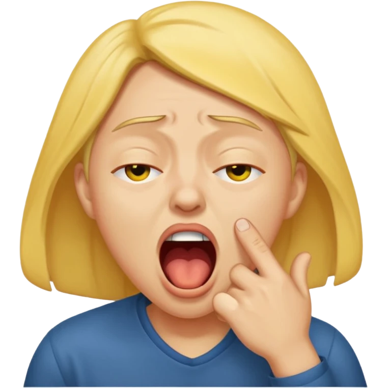 mad and yawning make it yellow tho  emoji