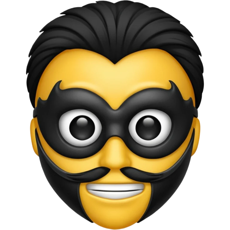 Um emoji gotico com a máscara de espu emoji