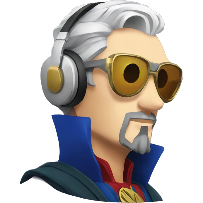 doctor strange listening to music emoji