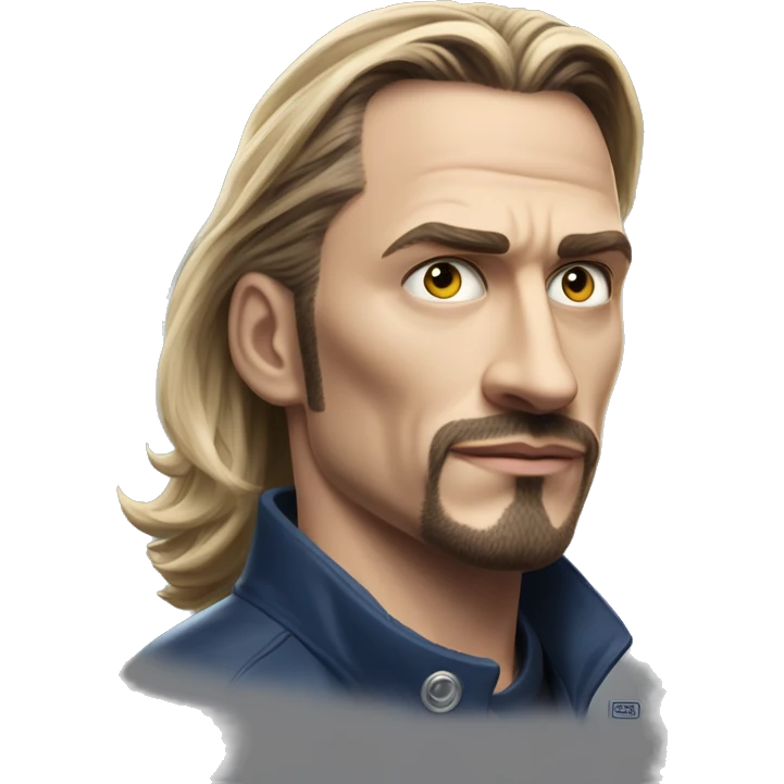 IKEA co-worker FBI Zlatan in Marvel Avengers style, oil paint, mysterious eyes, intricate lips, masterpiece pose, odd perspective, beautiful, desirable, logical emoji